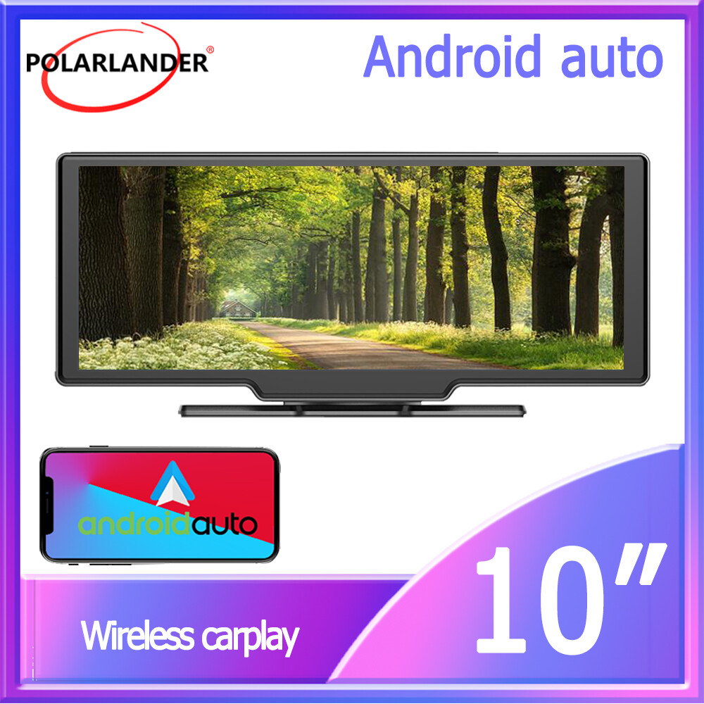 10″ Portable Car Stereo BT Radio Touchscreen Wireless Apple CarPlay Android auto