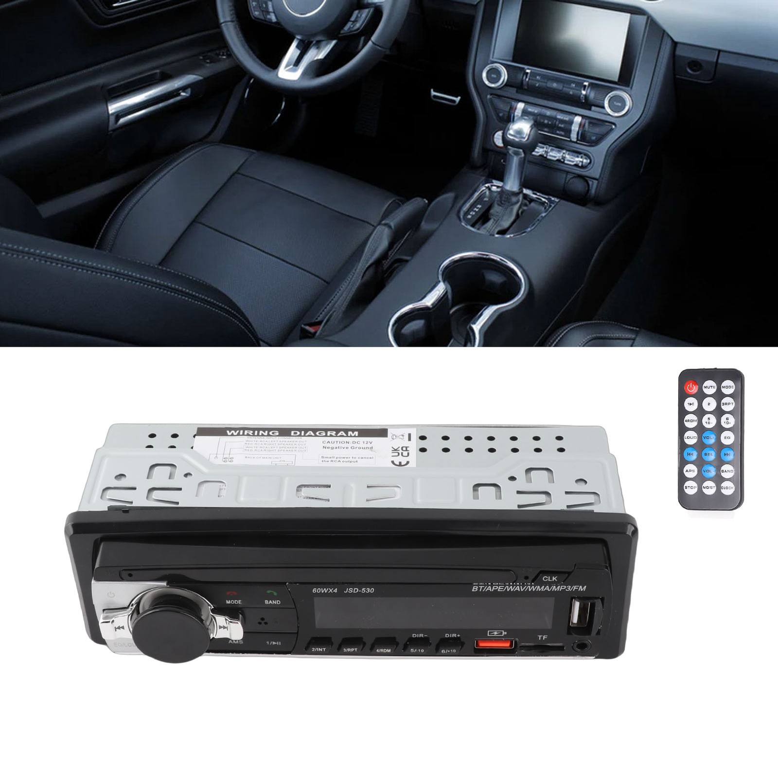 Car Radio AI Voice Control LED Display Dual Connection Handsfree USB2.0 Car SWGR
