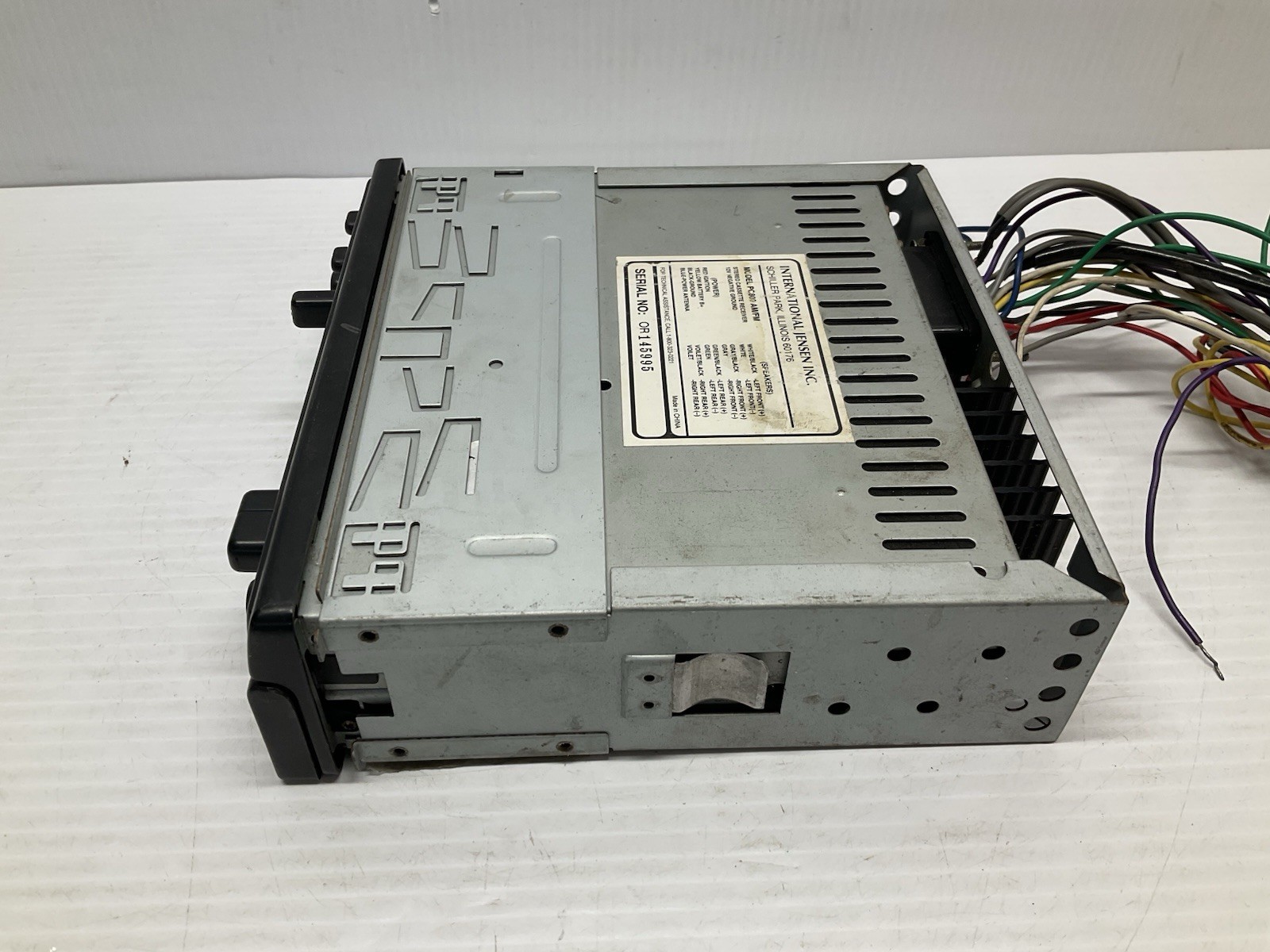 Jensen PC800 Auto Reverse AM/FM Stereo Cassette Player UNTESTED