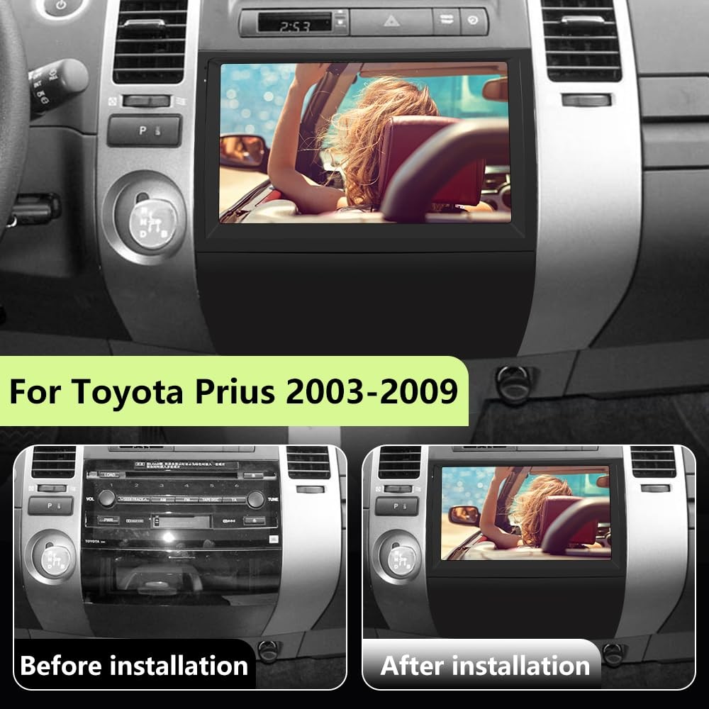 Pyniro 2G+64GB Car Radio Stereo for Toyota Prius 2003-2009 9Inch Android…
