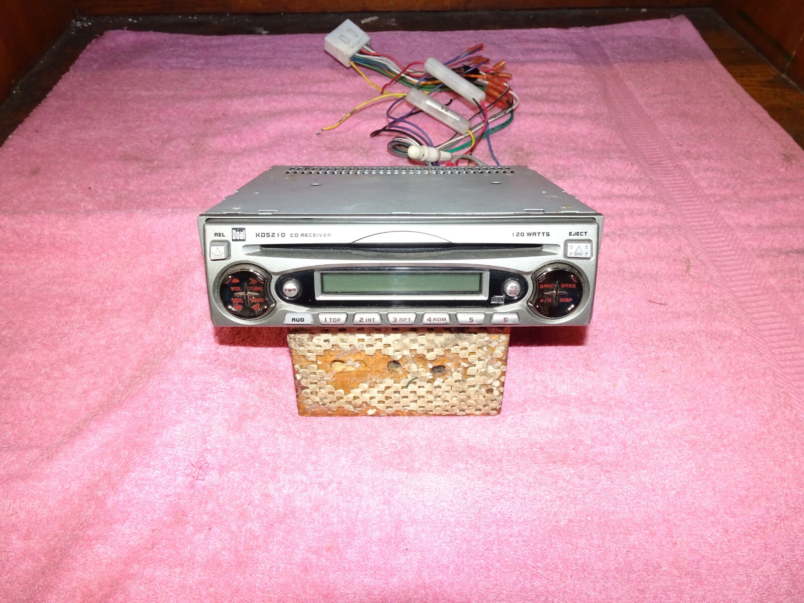 Dual Electronics XD5210 AM/FM/CD Receiver Player Car Stereo Tested and Working