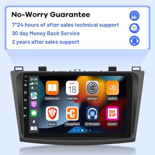 [2G+64G] Car Radio for Mazda 3 2009-2013, Android Mazda 3 Stereo with 9 inch