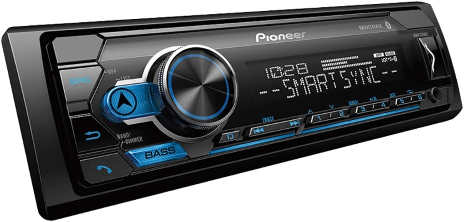 50 Watts Pioneer MVH-S310BT Car Media Receiver with Bluetooth & Spotify Support