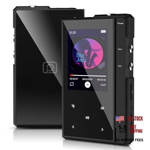 32GB MP3 Player with 90 Hours Long Battery Life—Bluetooth 5.0—Z6 Black 32GB