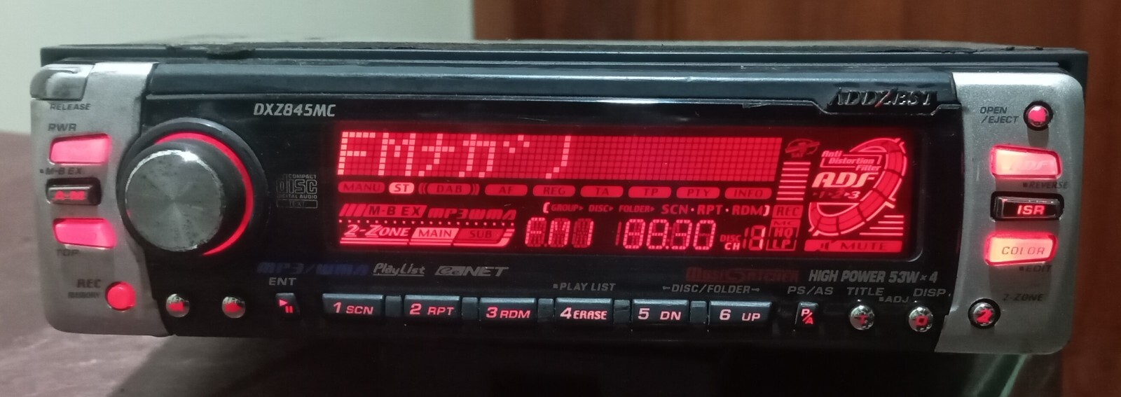 Clarion Addzest DXZ845MC Car Radio CD Receiver classic old school rare JDM
