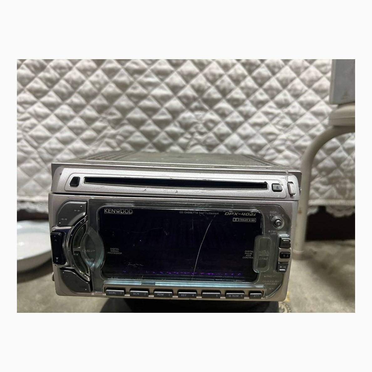 Kenwood DPX-4021 2-DIN CD Cassette Player Car Audio Head Unit JDM