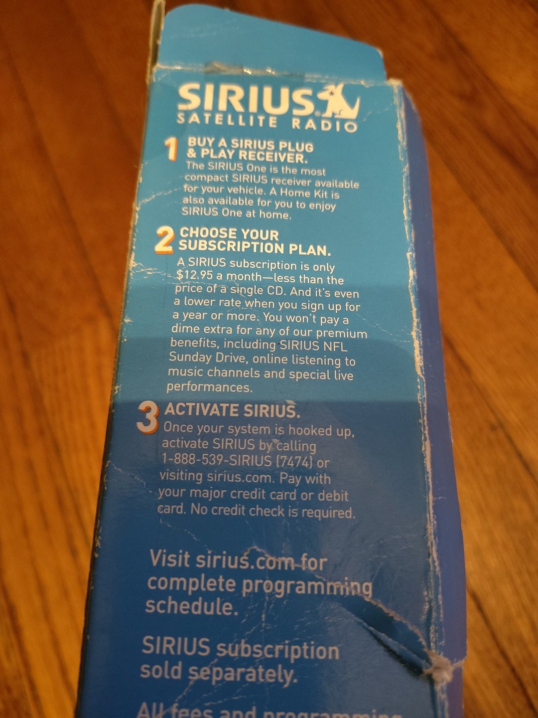 NOS Sirius Satellite Radio Sirius One SV1 All In One with Remote Control