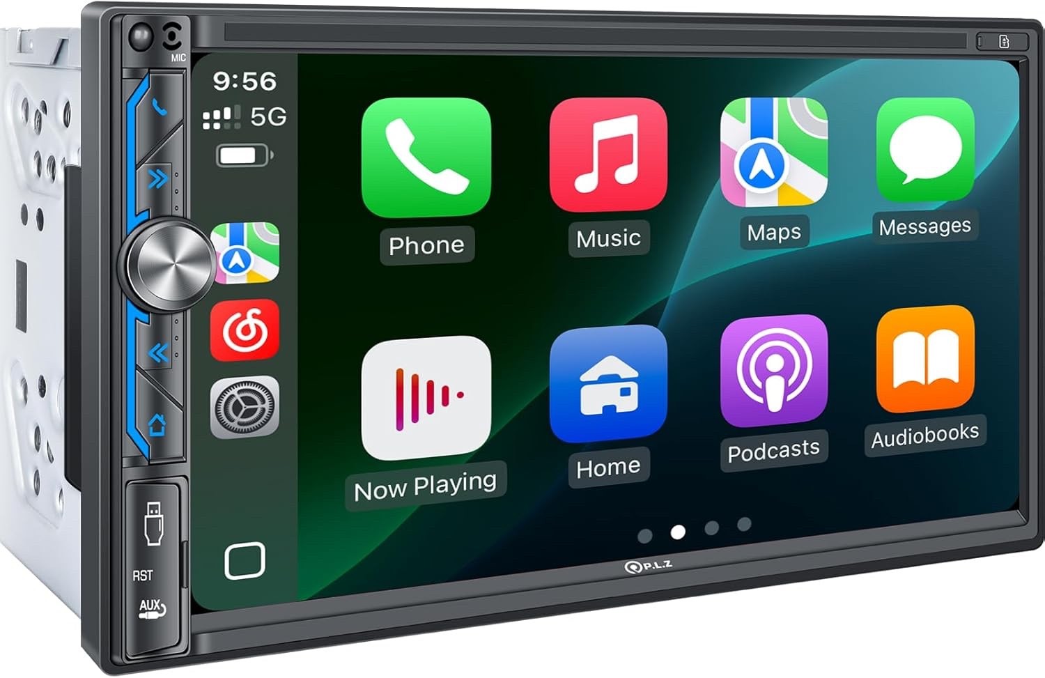 7″ Double Din Car Stereo Radio Apple/Android CarPlay GPS Head Unit w/ Camera BT