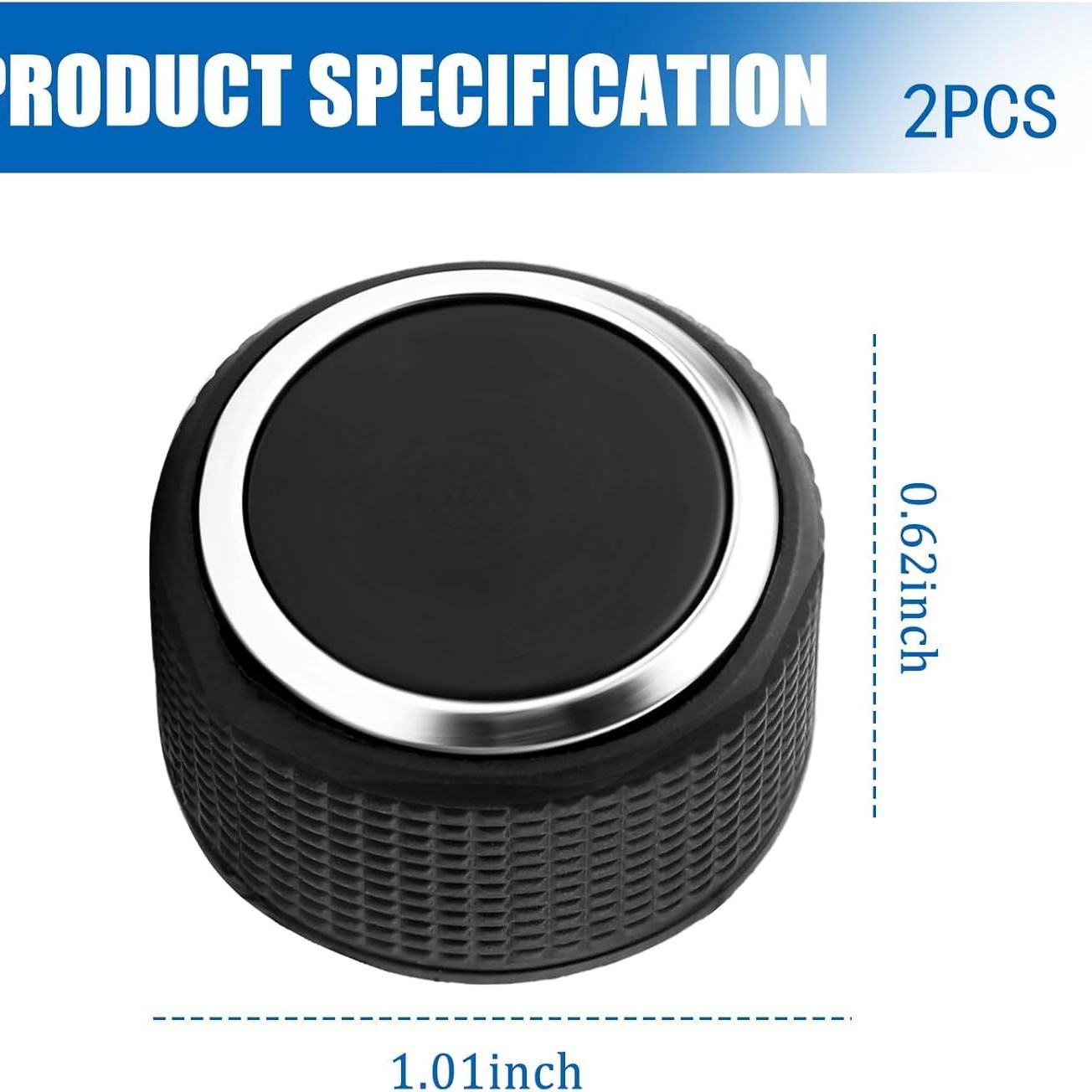 Wear Resistant Direct Fit Audio Repair Knob fits Enclave Acadia Outlook Traverse