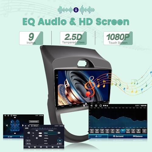2+64G 9 Inch Screen for Kia Soul Radio 2010 2011 2012 2013, Android Soul Car