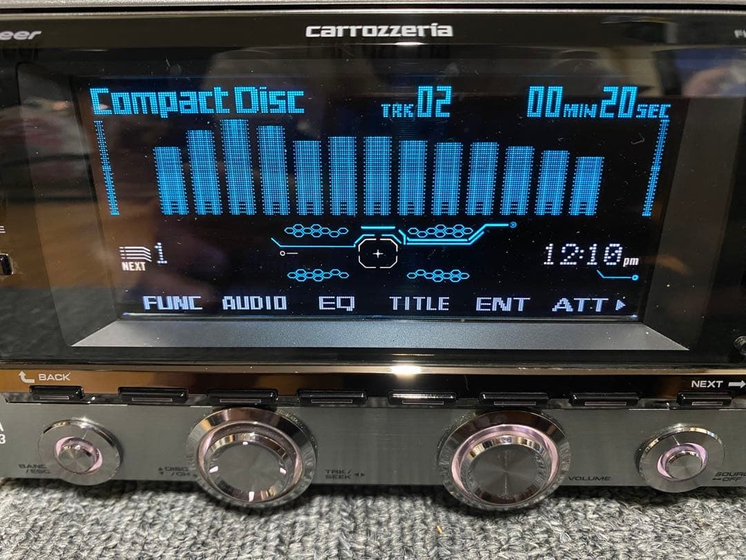 Pioneer Carrozzeria FH-P099MD 2DIN CD MD Receiver For Repair As-Is Japan