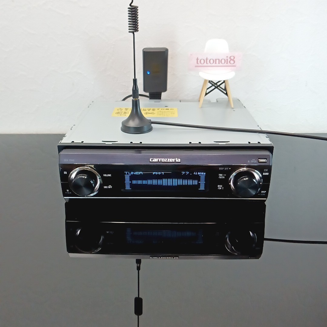 Pioneer Carrozzeria DEH-P940 Car Stereo Audio 1DIN w/ Remote – Tested Okay