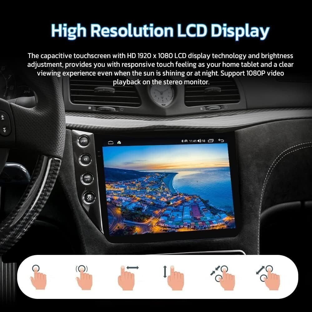 10.4″ For Maserati GT GranTurismo 2007-2020 6+128G CarPlay Car Stereo Radio GPS