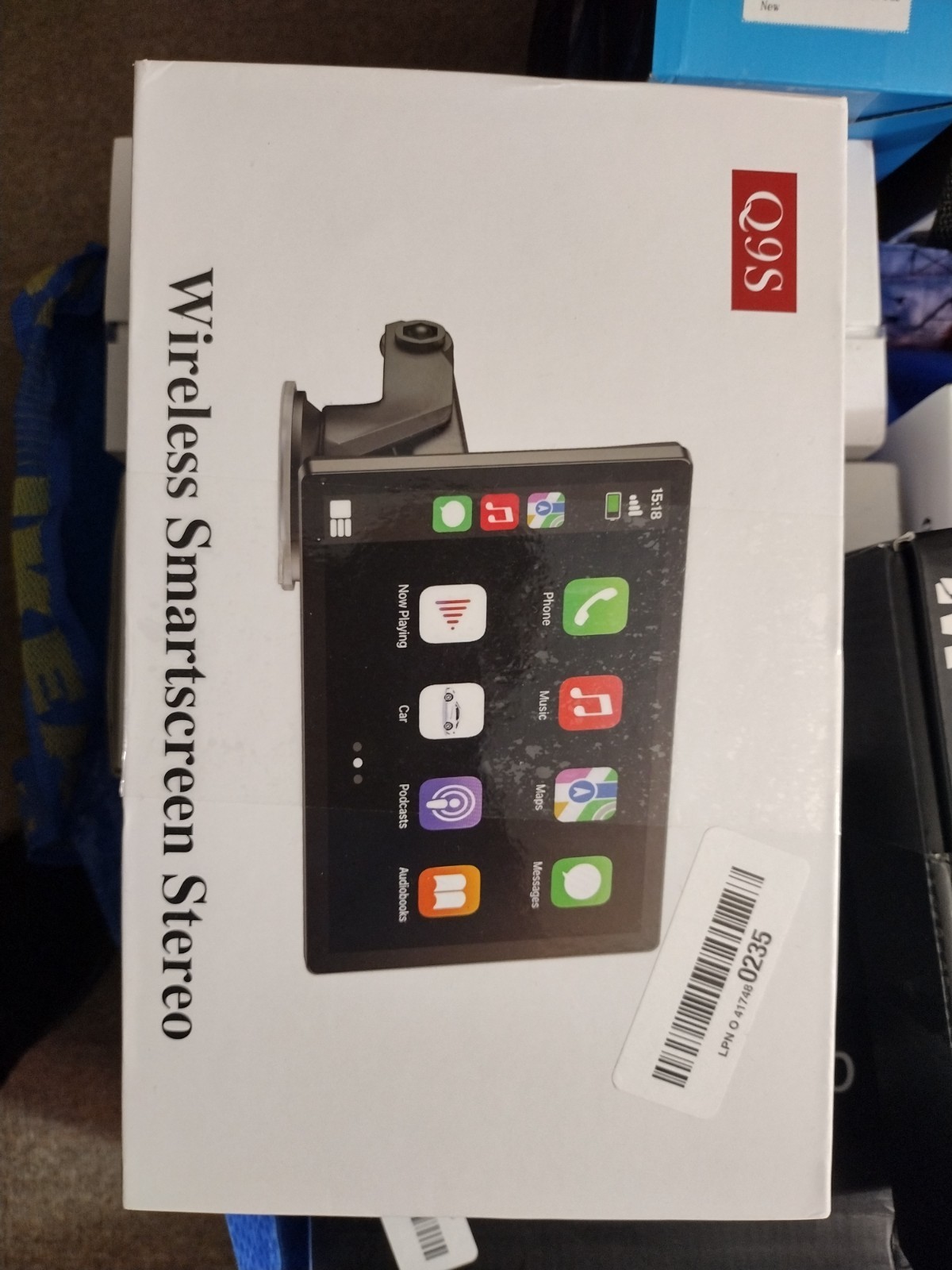 Hauxiy Q9S Wireless Smartscreen 9″ Compatible with Apple Carplay Android