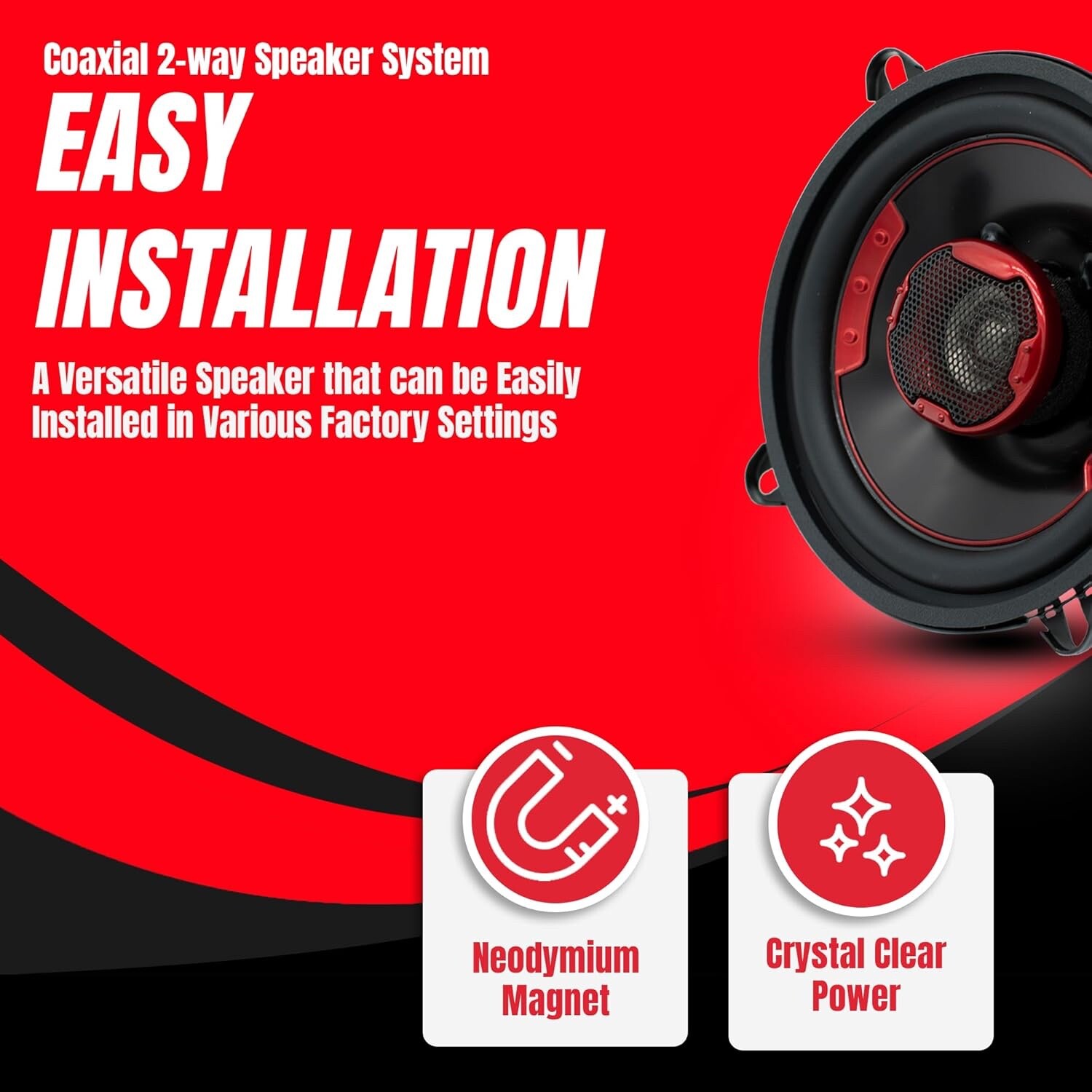 4x MB Quart Factory Speaker Upgrade FOR Dodge Ram Truck 1500 2002-2008