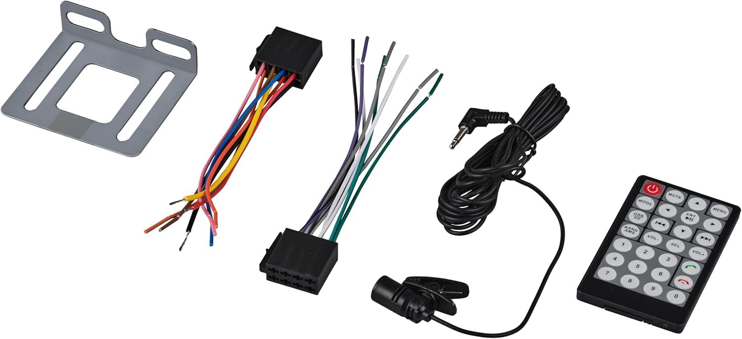 BLACK DIAMOND 6.2″ Mechless Touch Screen Double Din Car Stereo Radio with BT