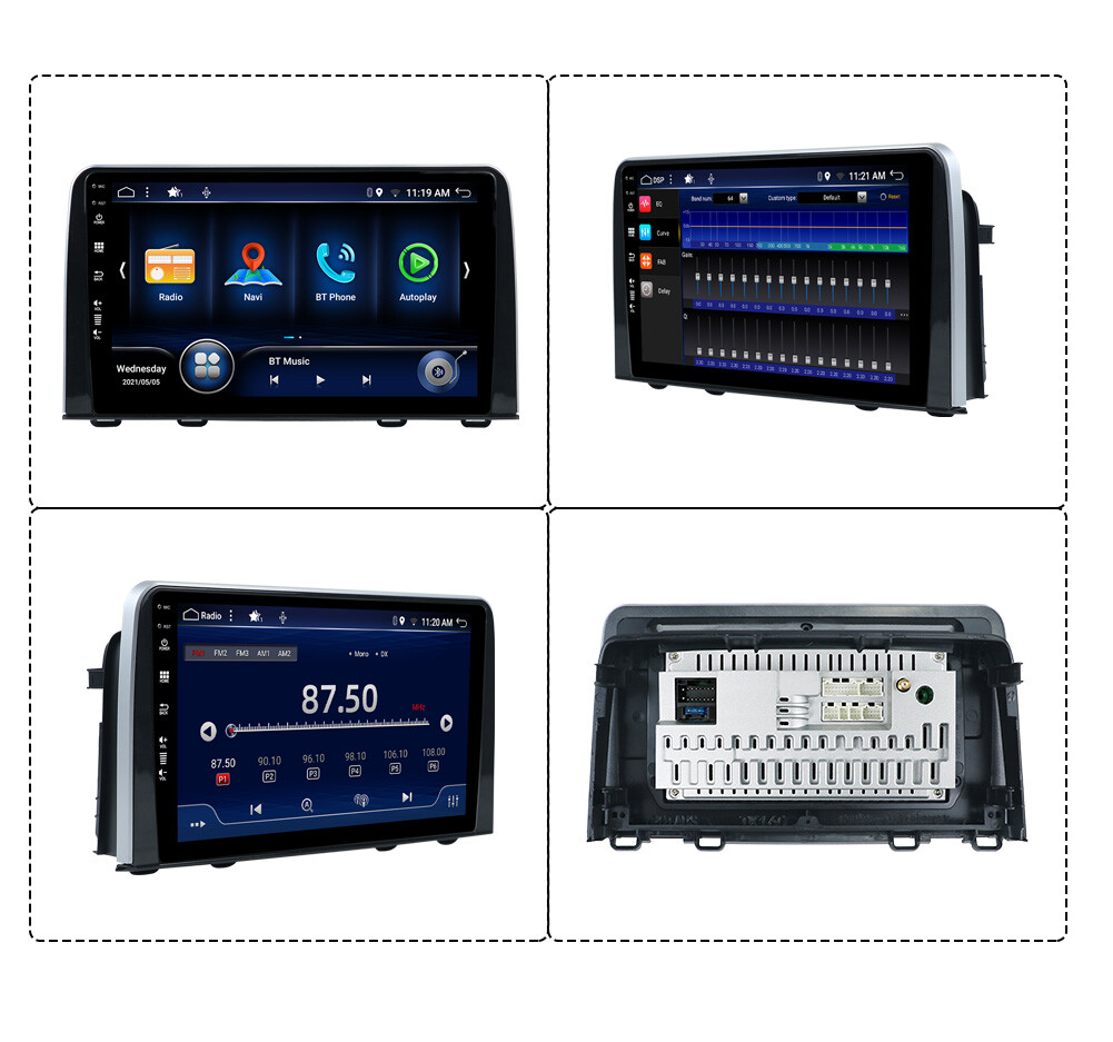 Car Stereo Radio Apple Carplay For Honda CR-V CRV 2017-2021 Android 16 GPS Navi