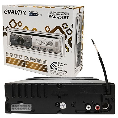 Car Stereo Receiver Bluetooth 300W 4 Channel CD MP3 Player USB AUX SD Radio