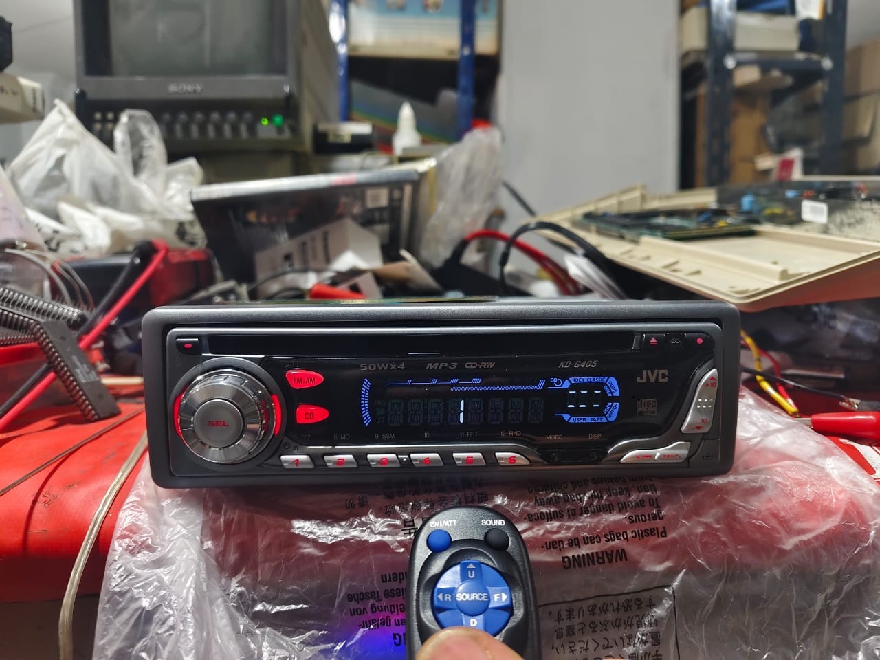 JVC KD-G405 Car Stereo CD/MP3 Receiver New Boxed