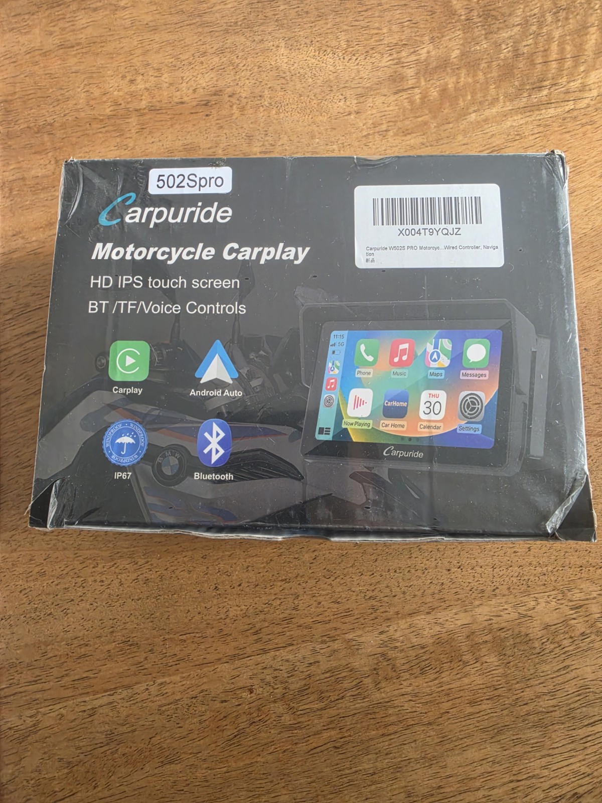 Carpuride W702Pro Wireless Carplay Android Auto Waterproof Touchscreen For Motor