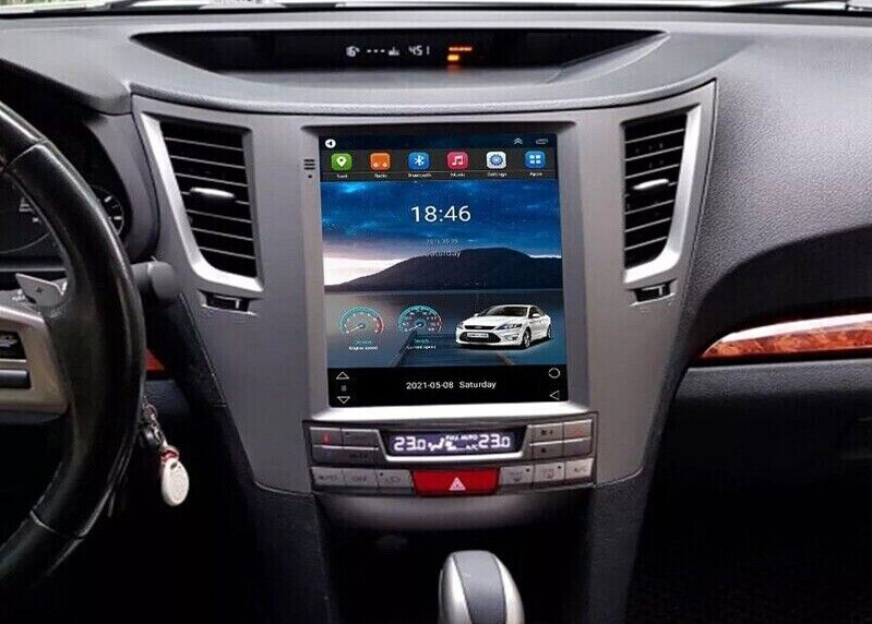 10.4″ Android Navigation Car Gps Tesla Style For Subaru Outback Impreza Legacy