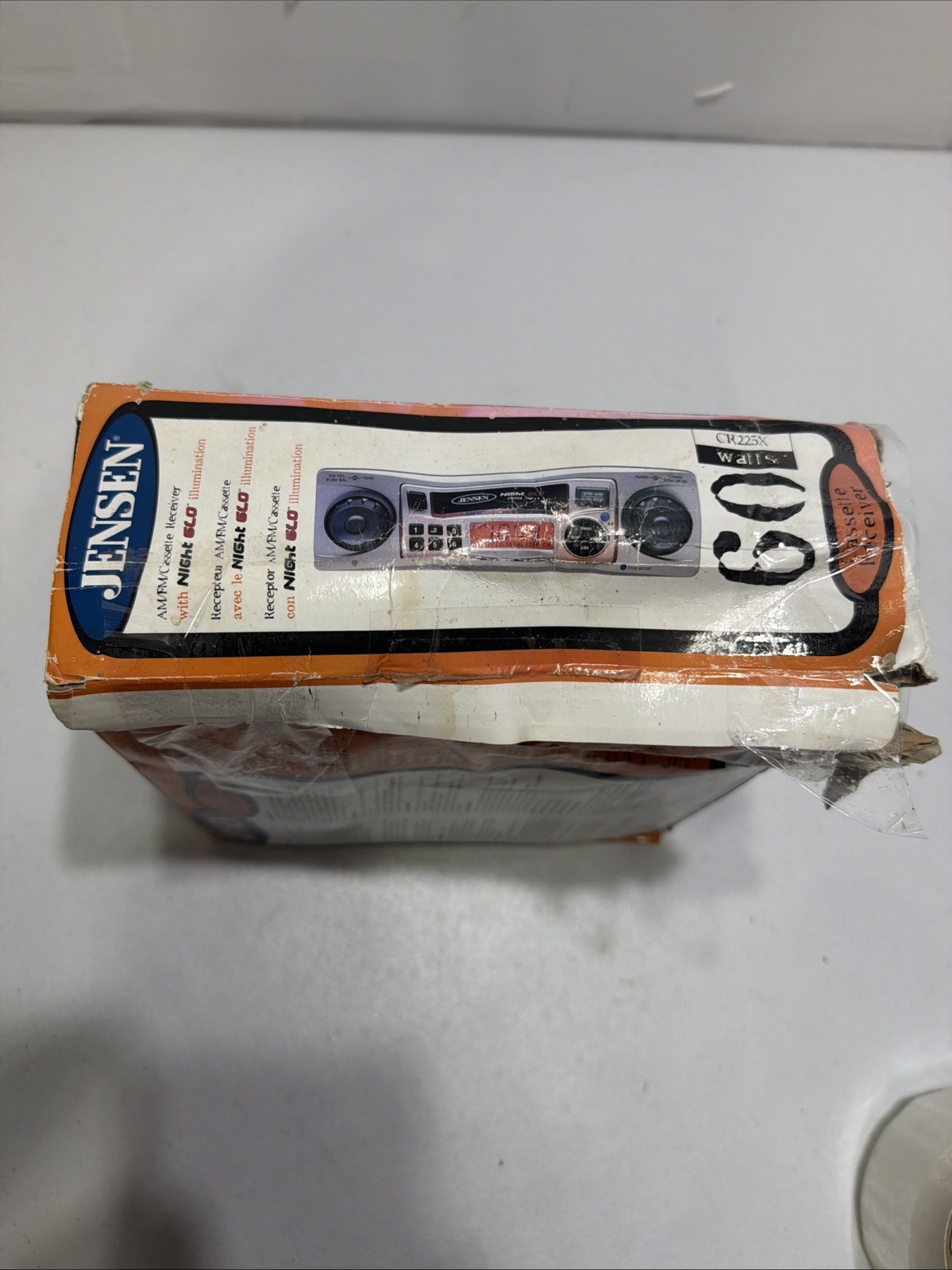 Jensen CR225X Car Stereo with Cassette AM/FM Radio New Open Box Never Used