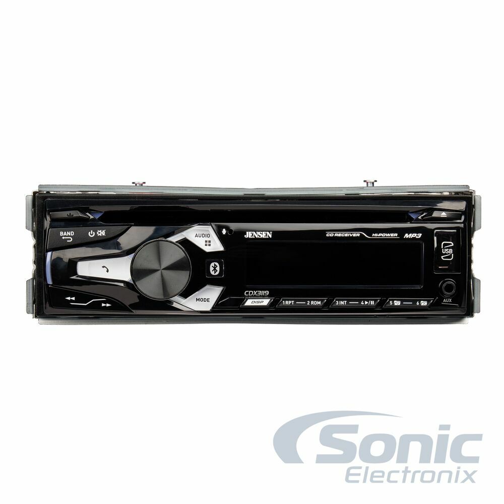 Jensen CDX3119 Single DIN Bluetooth In-Dash CD/AM/FM Car Audio Stereo