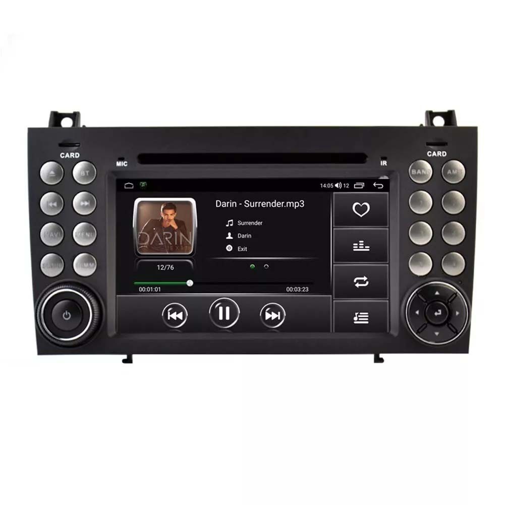 7″ Android 14 Car Radio For Mercedes-Benz SLK R171 2004-2012 GPS Carplay 4+64G