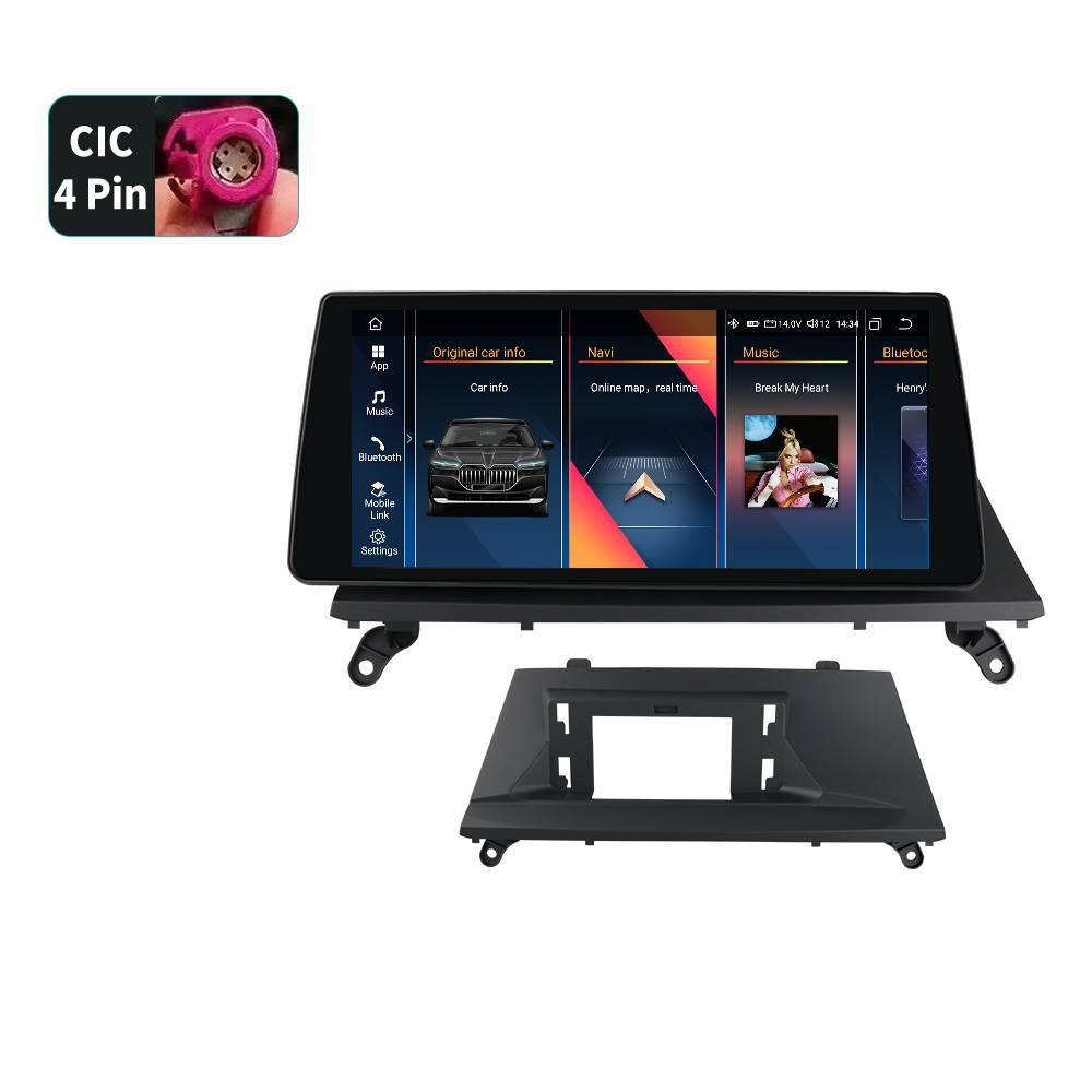 10.33” For 2007-2010 BMW X5 X6 CCC CIC Car Stereo Radio GPS CarPlay Screen 64GB