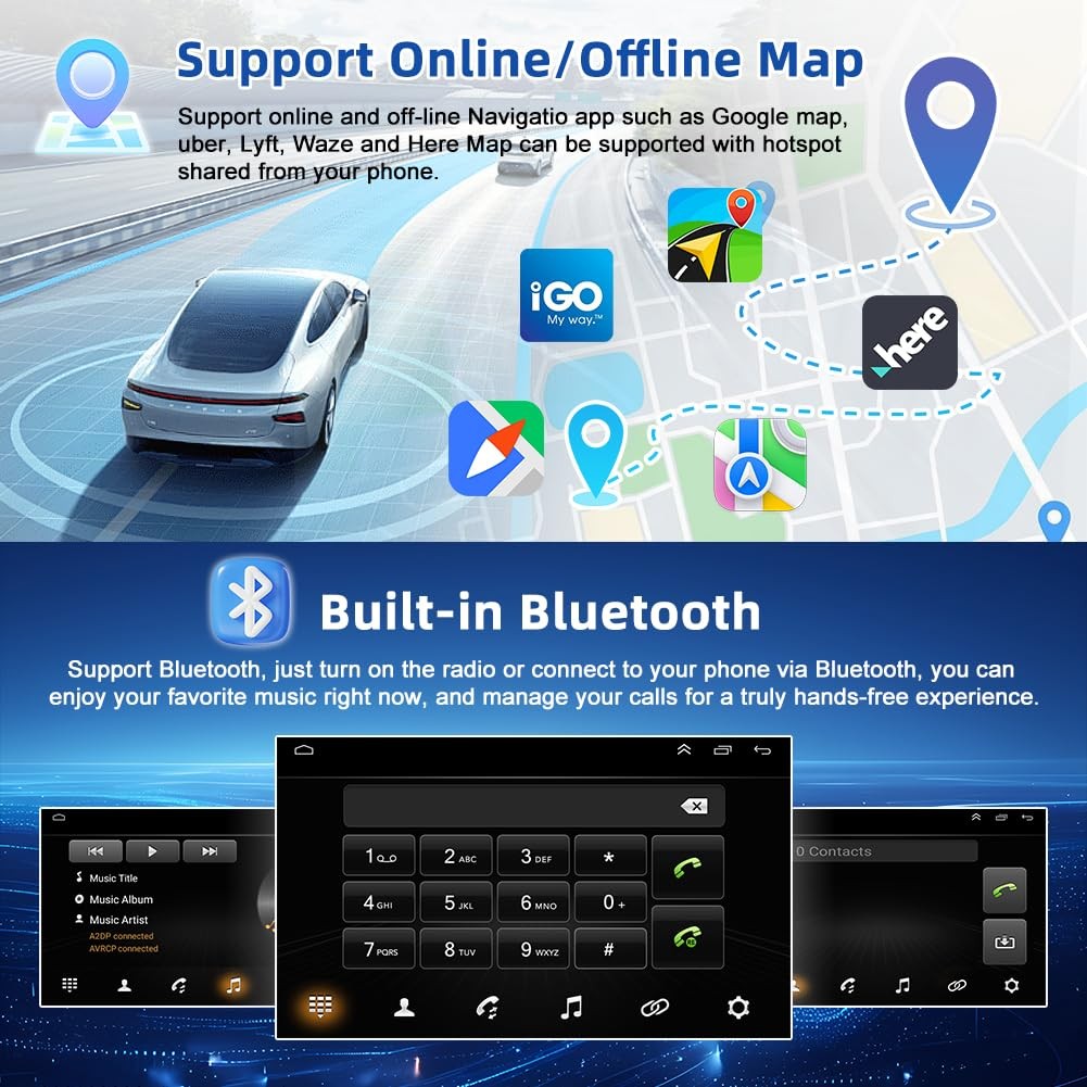 9 Inch Android 13 Car Stereo for Honda Fit 20142018 IPS HD Touch Screen Doubl…