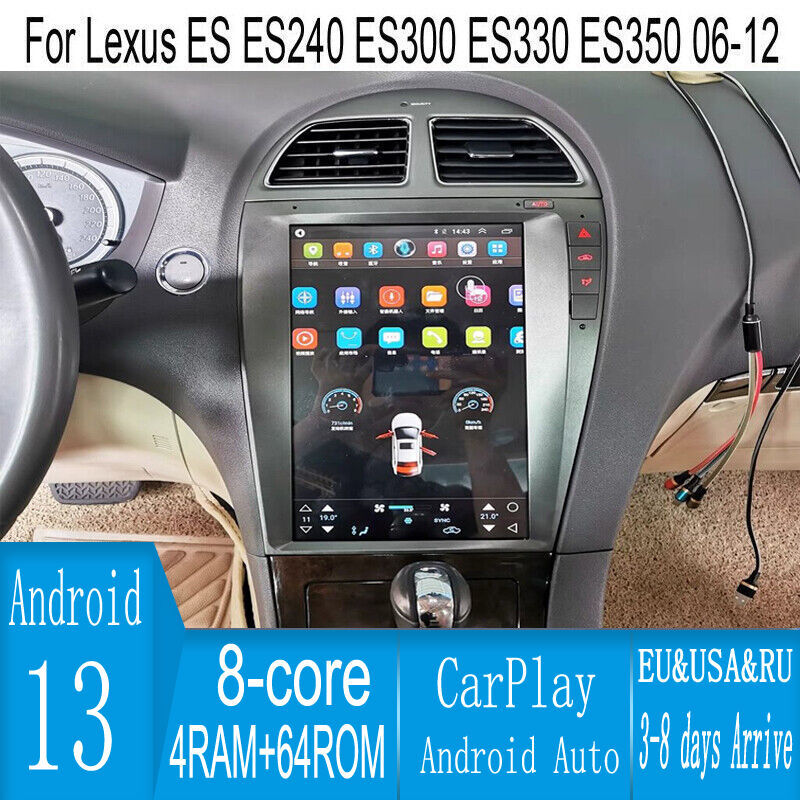 12.1″ Android Navigation Car Gps For Lexus Es Es240 Es300 Es330 Es350 06~12