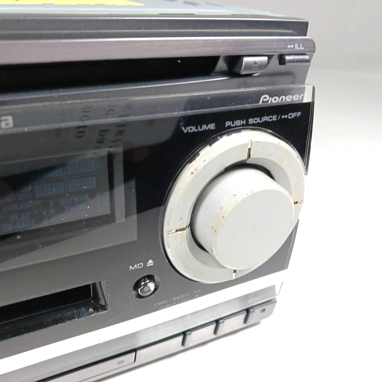 Pioneer Car Audio FH-P520MD Carrozzderia CD MD MP3 2DIN Tested From Japan BB207T
