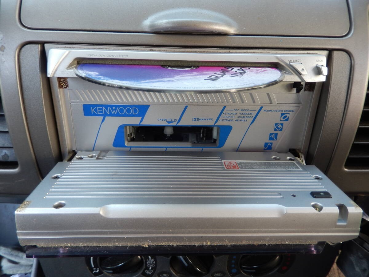 KENWOOD DPX-4100 2DIN CD Cassette Player Deck with Toyota Daihatsu Harness JDM