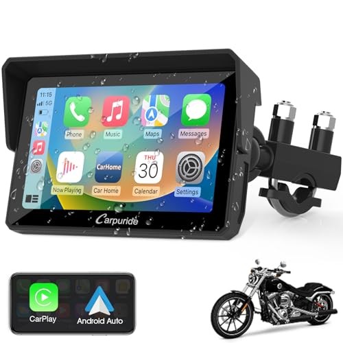 W502 Motorcycle GPS Wireless Portable Carplay/Android Auto Carpuride w502