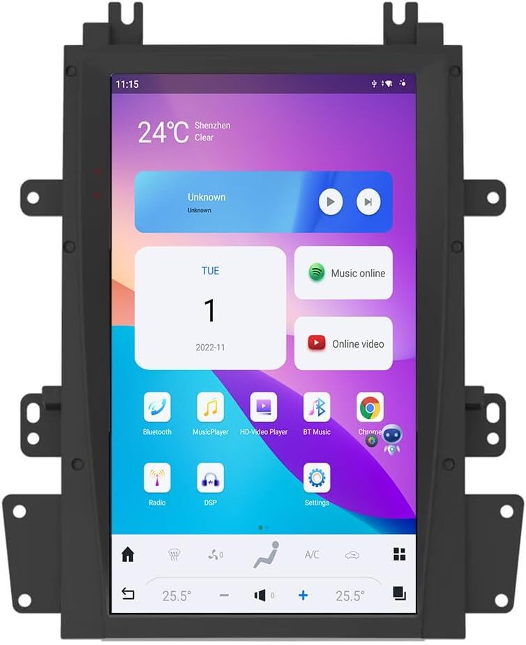 64GB 13.6″ Screen DVD Player GPS Navi Stereo Smart Radio For Cadillac Escalade
