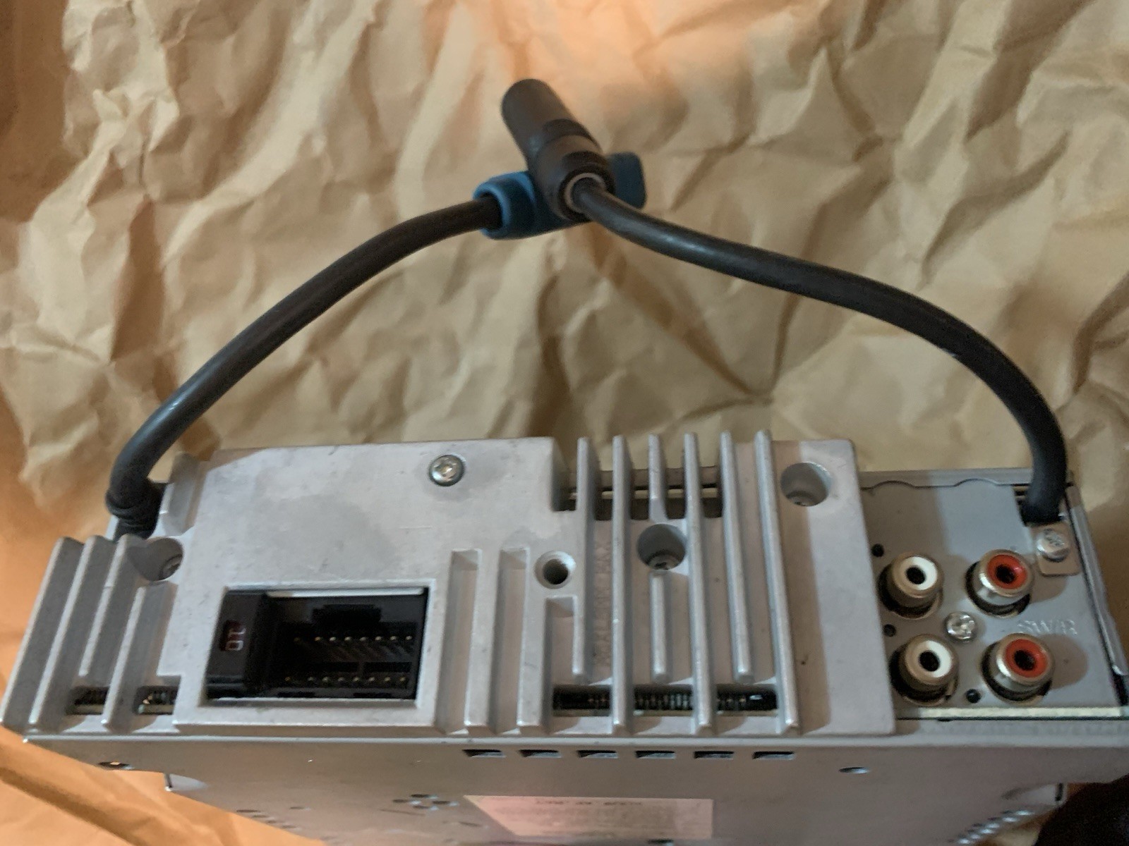 Alpine CDE-102 1 DIN In-Dash CD Player MP3 WMA AAC No Wire Harness As Is