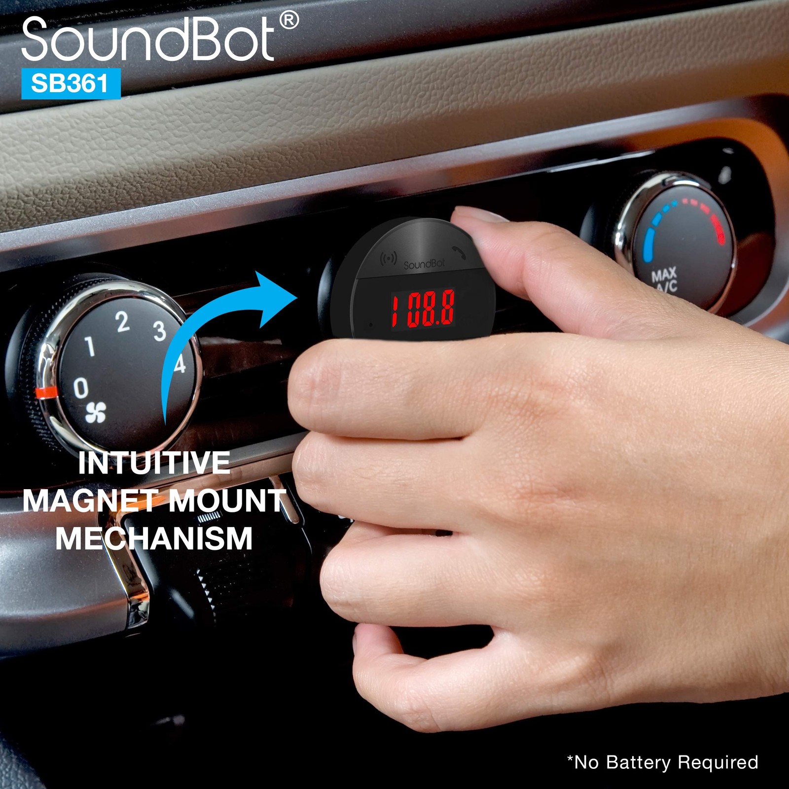 SB361 FM Radio Wireless Car Kit Universal Receiver Transmitter Accessory Full…