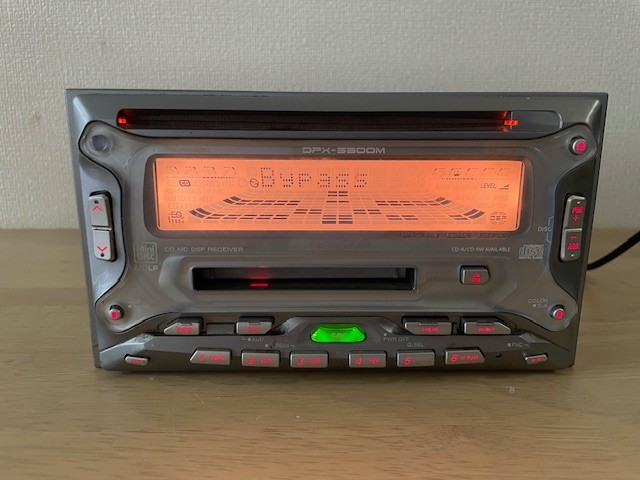 Kenwood DPX-5300M 2DIN Car Audio CD MD Player Operation Confirmed Very Good