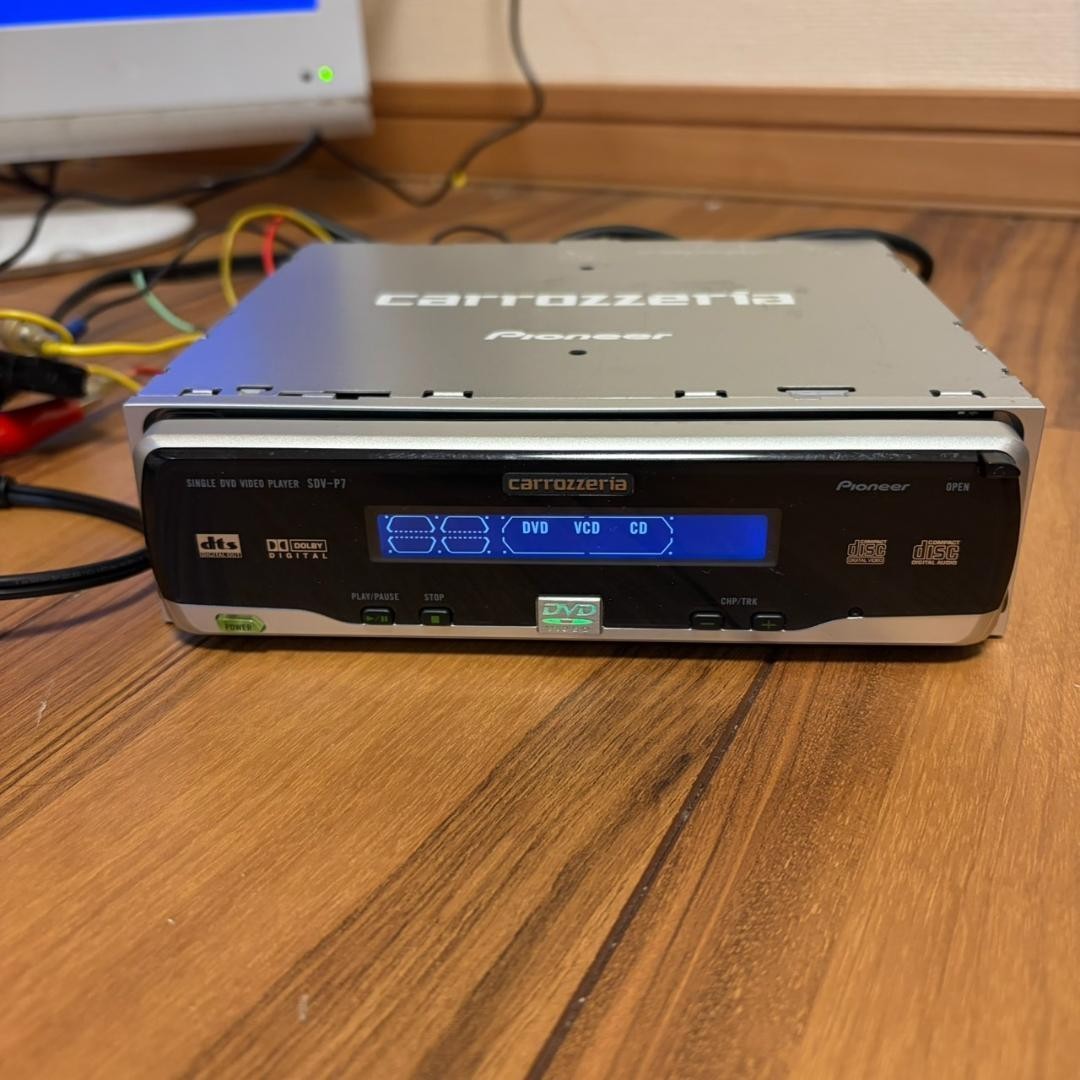 Pioneer Carrozzeria SDV-P7 In-Dash DVD Player 1DIN Dolby DTS Decoder Junk