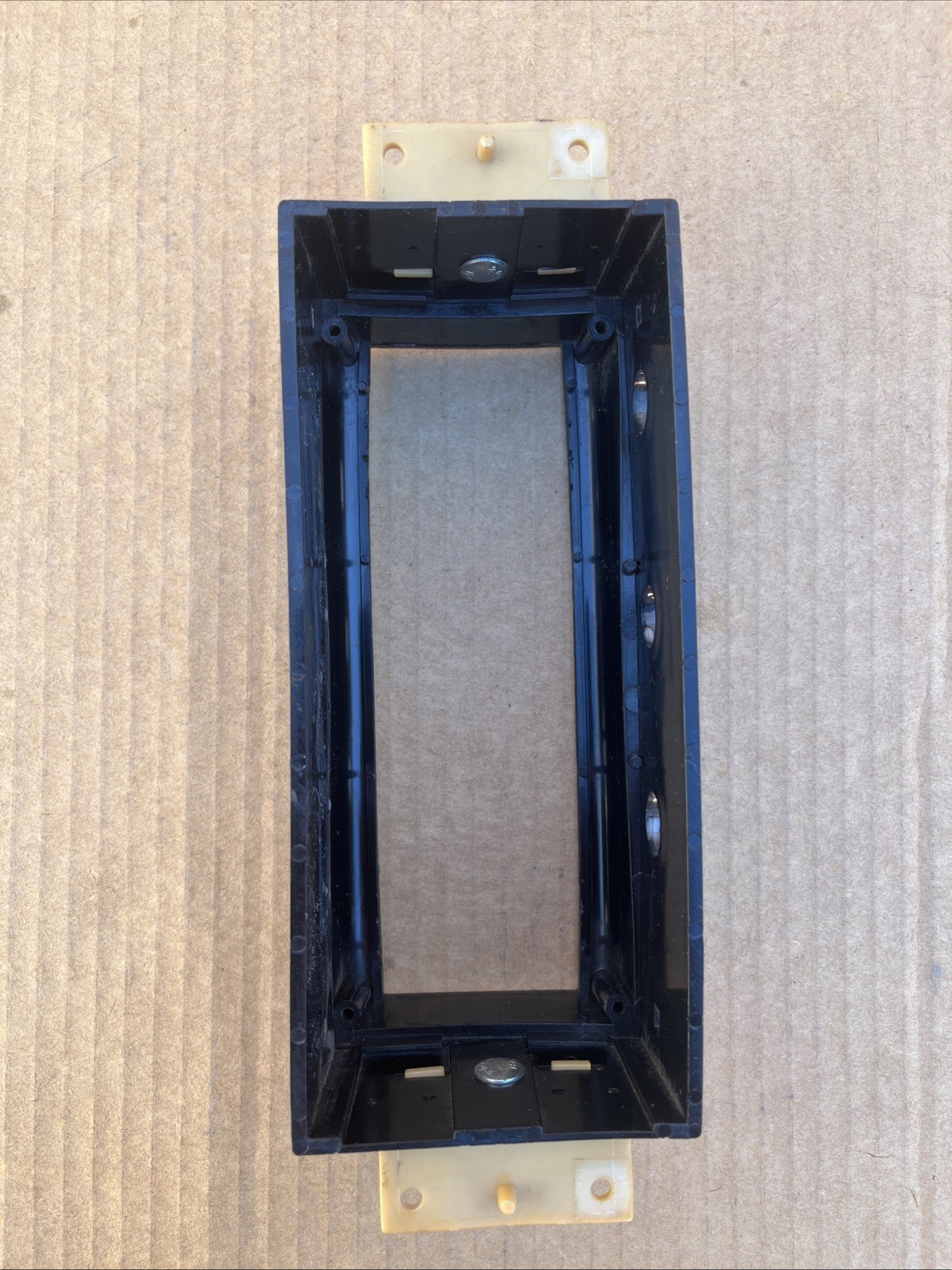C4 Corvette OEM USED 1984-96 BLACK Front Radio Stereo Cover Frame Trim Bezel