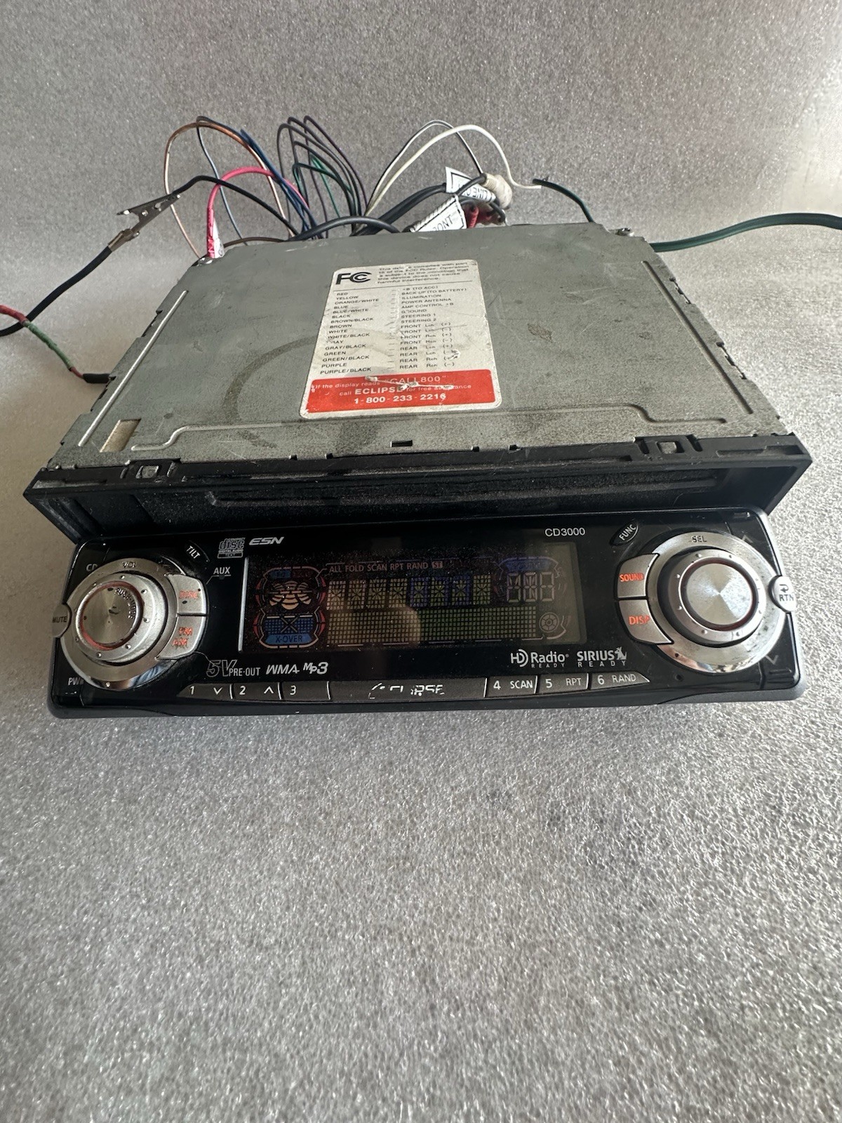 Old School ECLIPSE CD3000 Head Unit