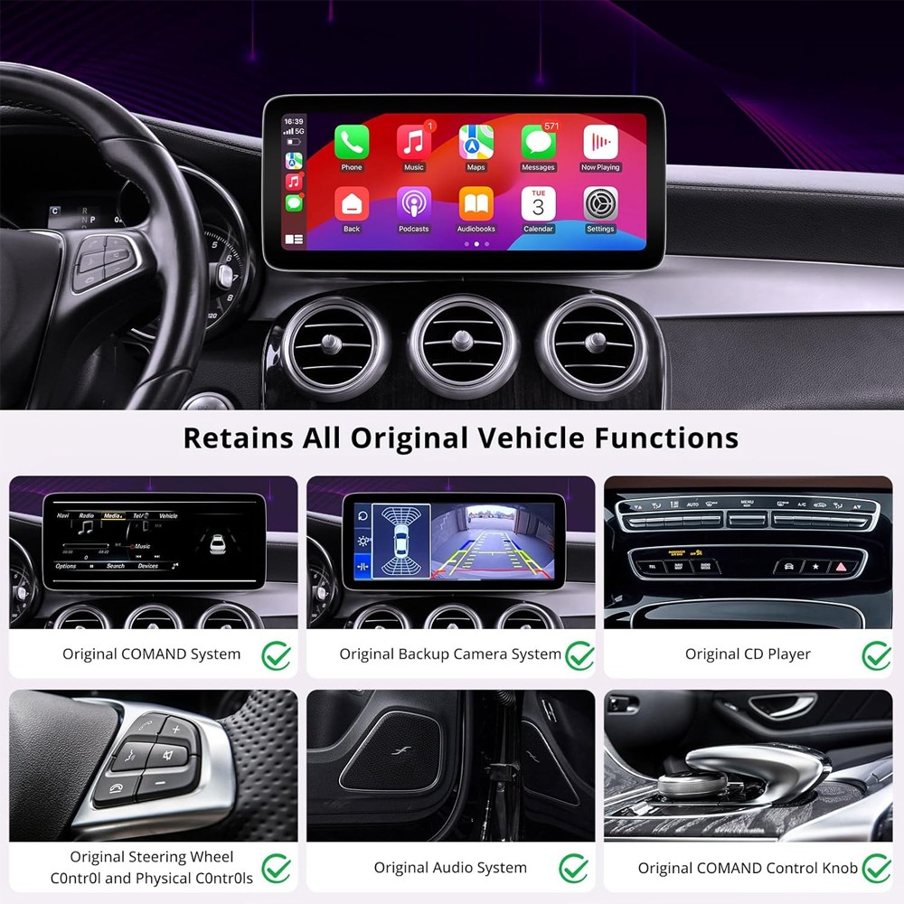 12.3” Car Radio Stereo Android 4G+64GB For Mercedes-Benz B-Class W246 2013-2014