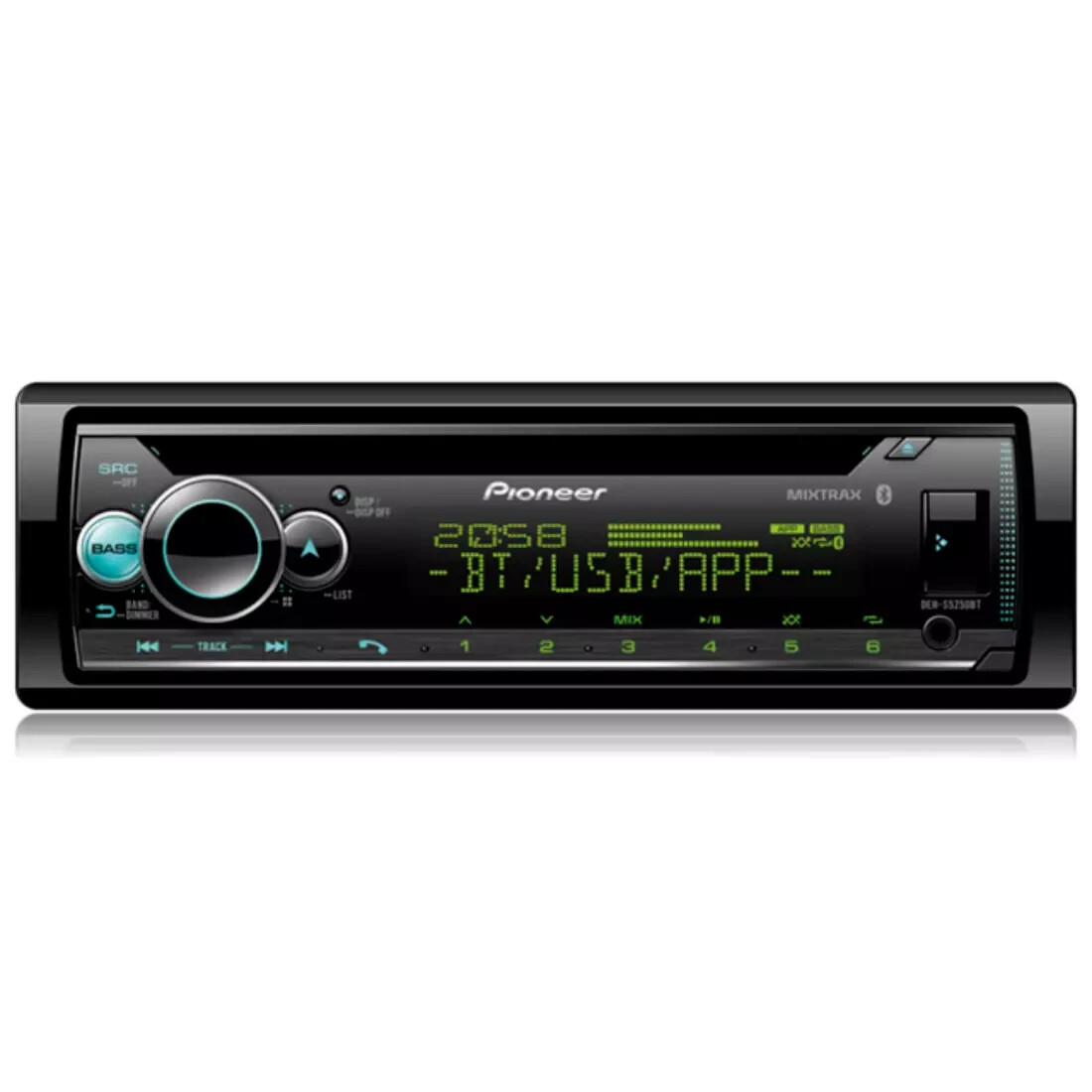 Pioneer DEH-S4250BT Shortwave Bluetooth FM AM SW RDS USB IPod Car Stereo Radio