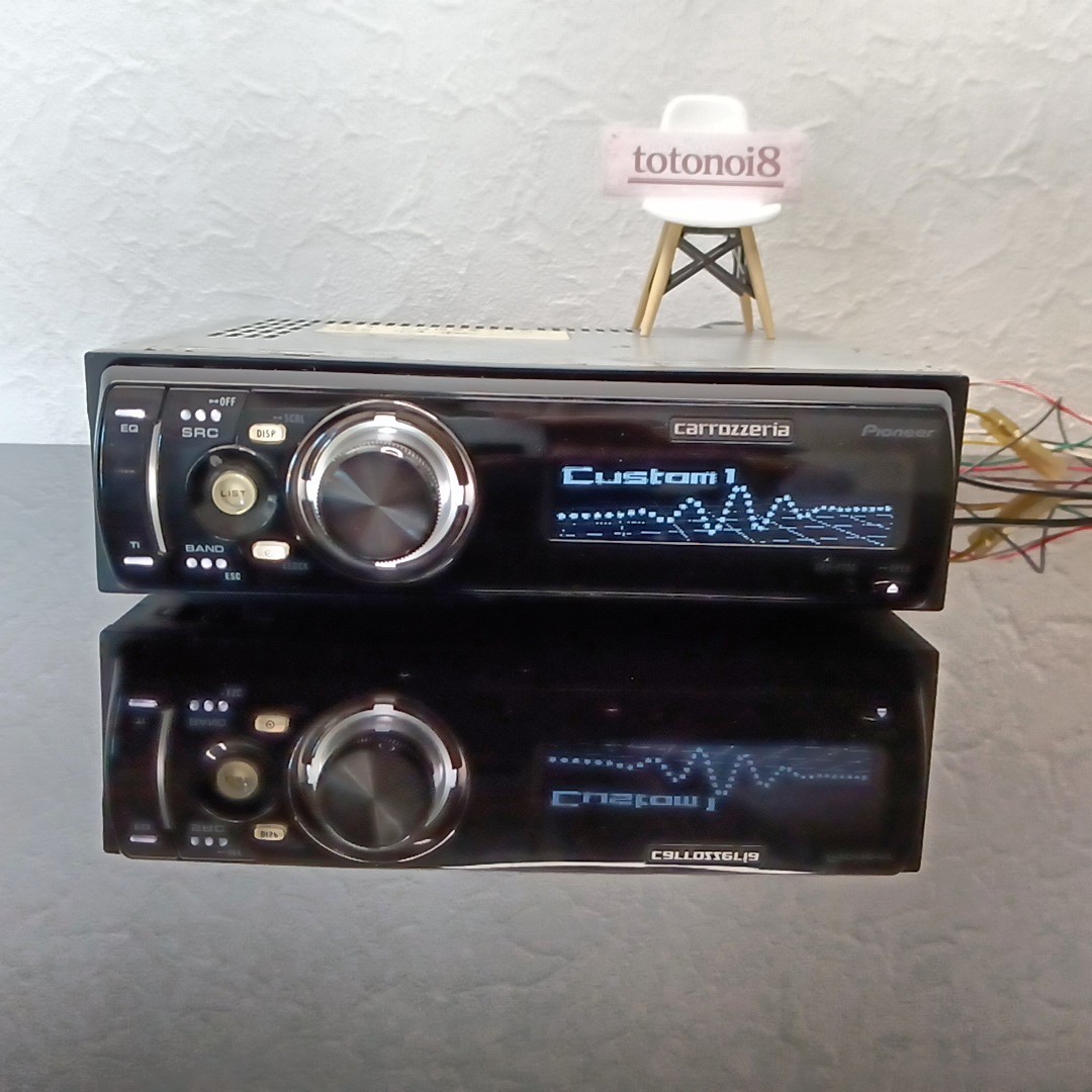 Pioneer Carrozzeria DEH-P730 1DIN Car Audio CD Tuner DSP Tested Fast Shipping