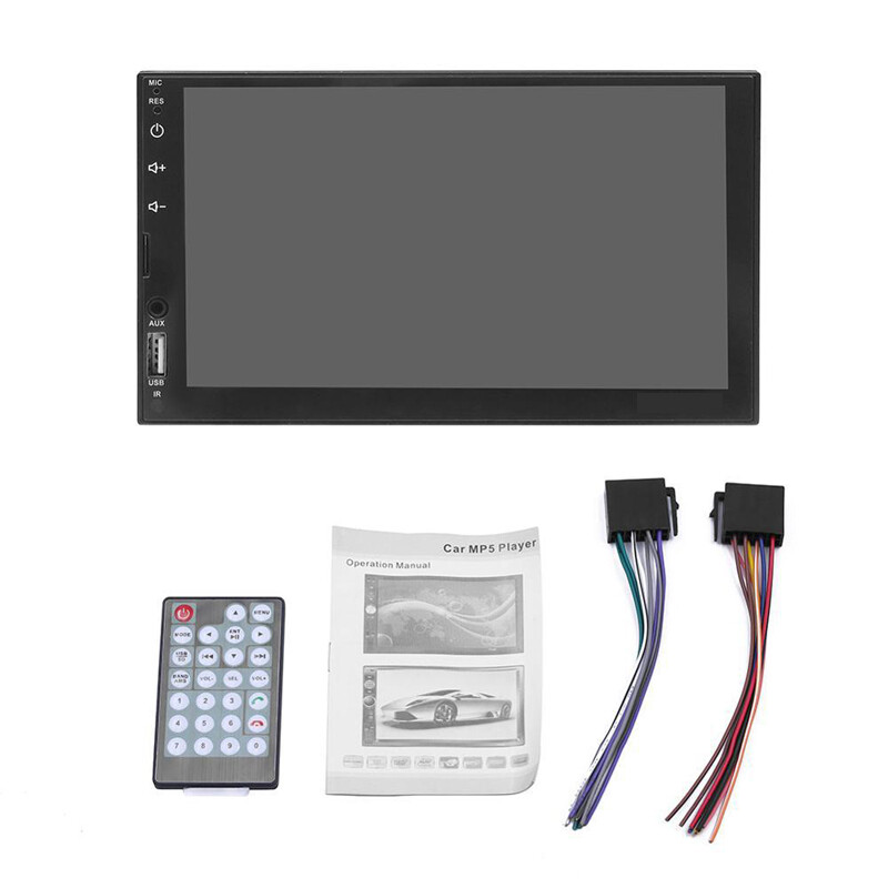 US 7″ 2Din Car Radio Stereo Bluetooth MP5 Head Unit Mirror Link SD/FM/USB/AUX/TF