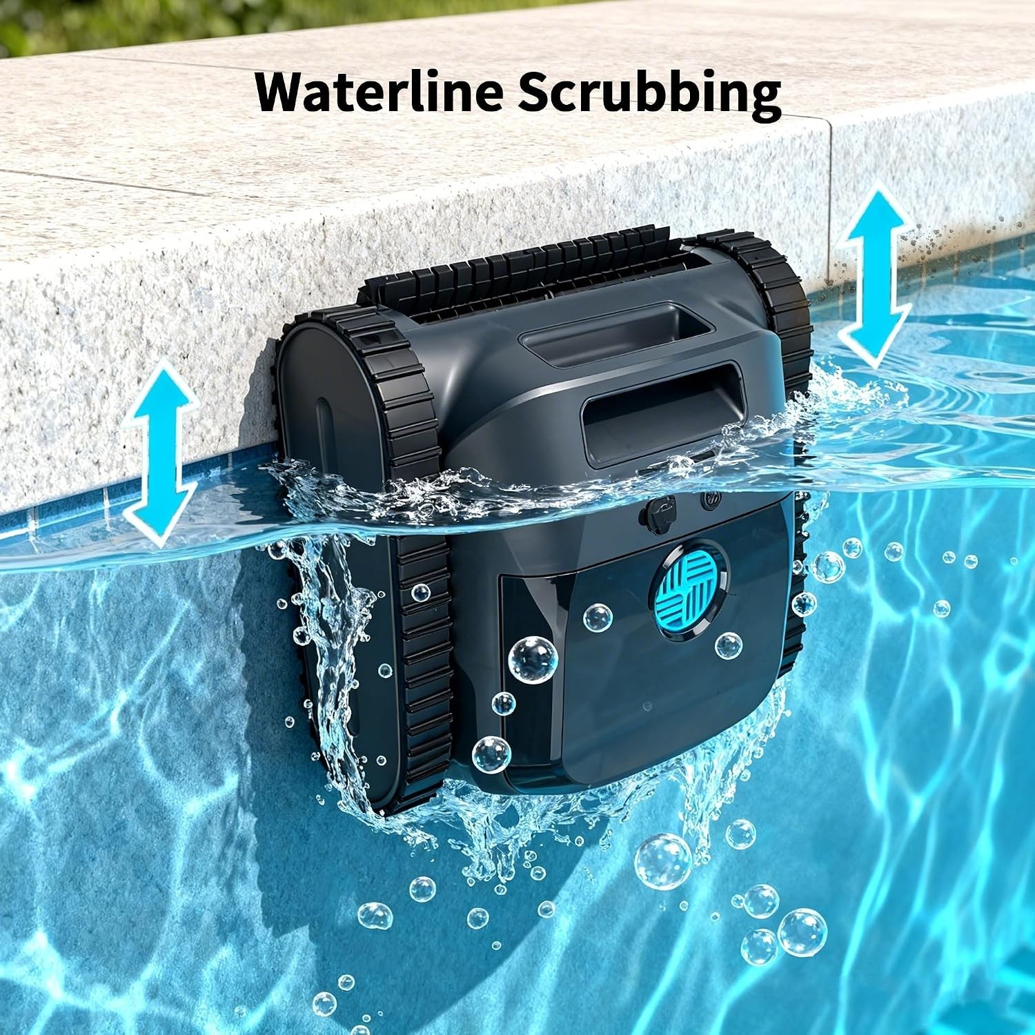 Czybyte Cordless Robotic Pool Cleaner, App Control, 100min Runtime