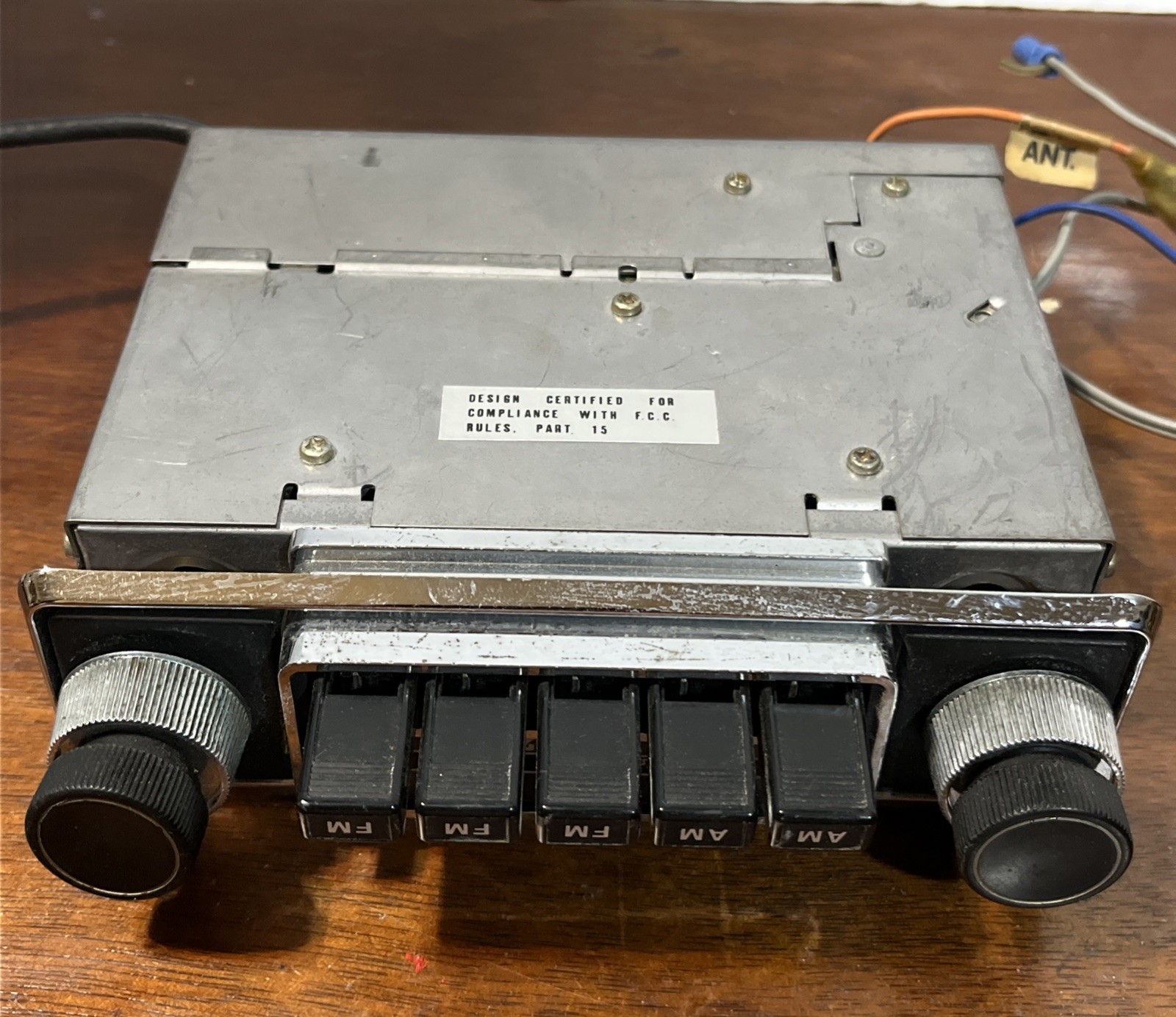 Old VTG BOMAN Astrosonix Astro Line 650MPX Shaft Knob Car Radio Stereo Audio. BR