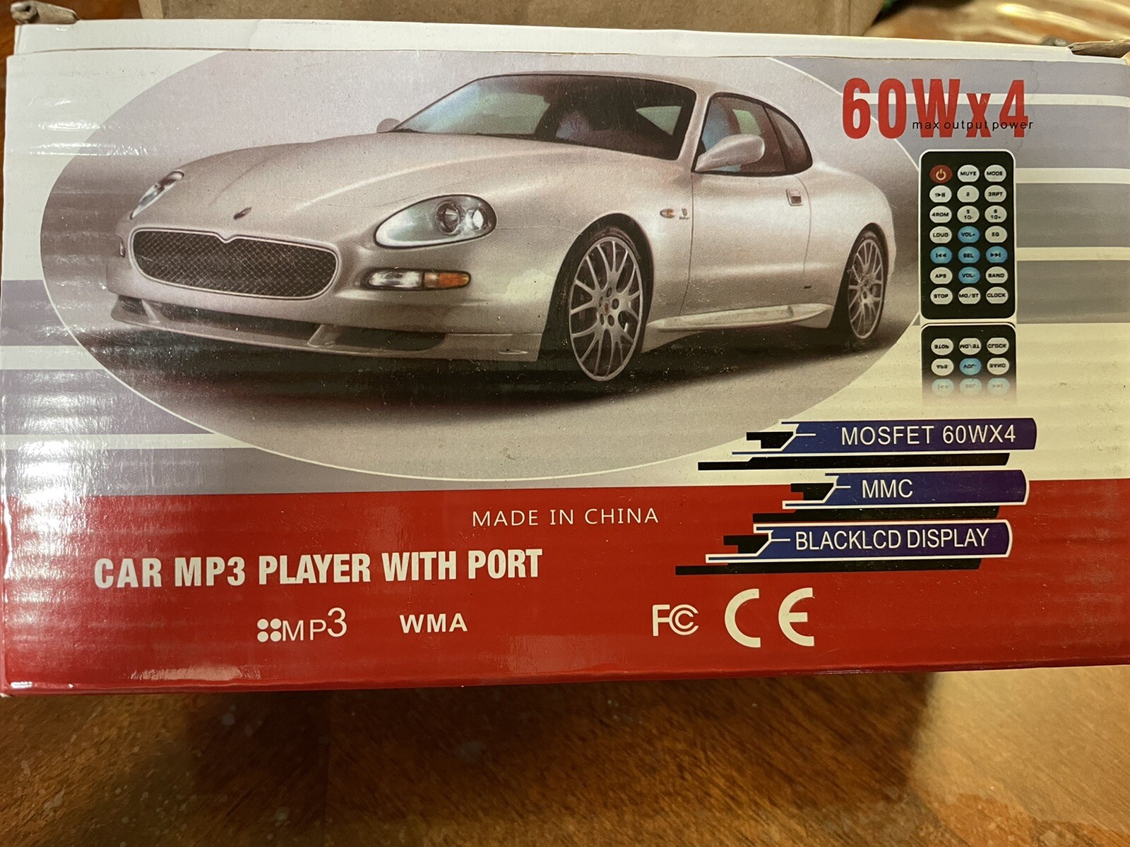 Brand New car stereo Fm MP3 Player USB Port bluetooth Remote. Hands Free Calls