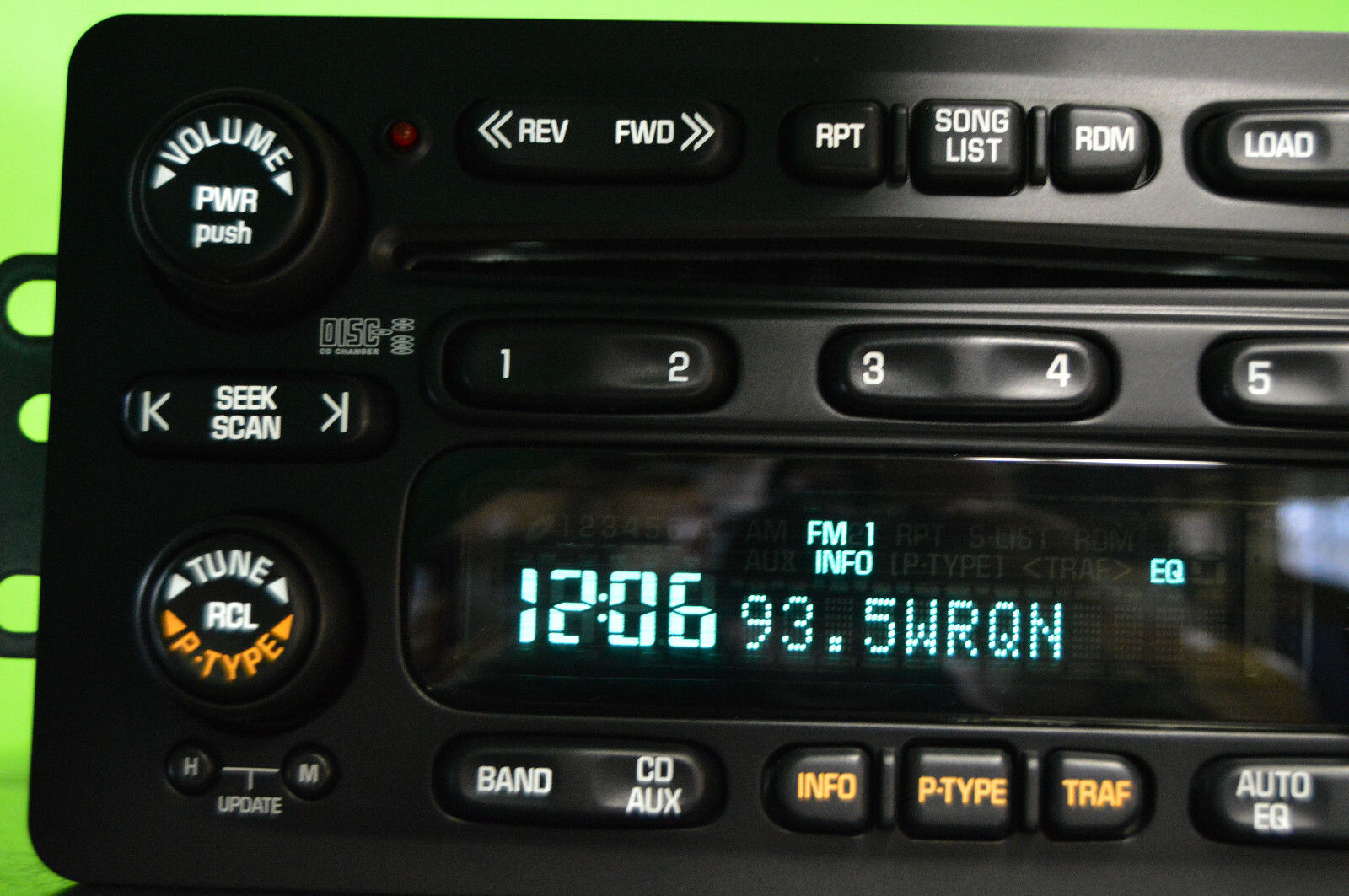 GM Delco Buick Rendezvous factory 6 disc CD player radio 02 03 04 05 06 10333462