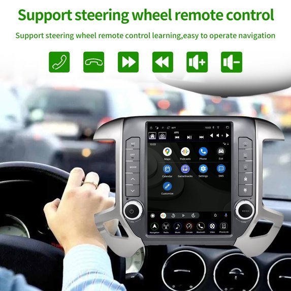 GEN 4 Android Car Stereo Radio For 2014-2018 Chevrolet Silverado GMC Sierra GPS